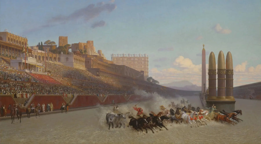 Wagenrennen - Jean-Léon Gérôme