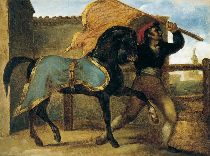 Pferderennen - Théodore Géricault