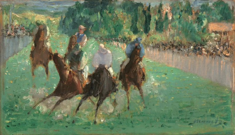 Rennen in Longchamp - Édouard Manet