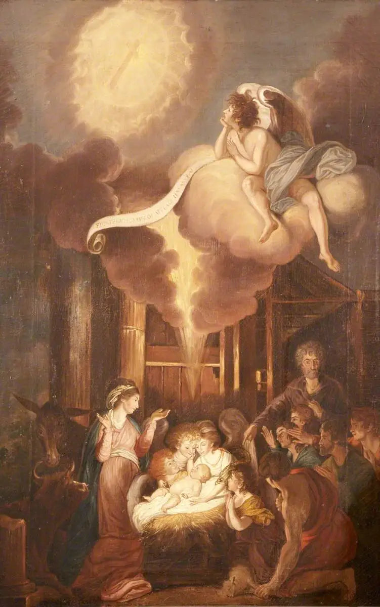 Weihnachtskrippe - Joshua Reynolds