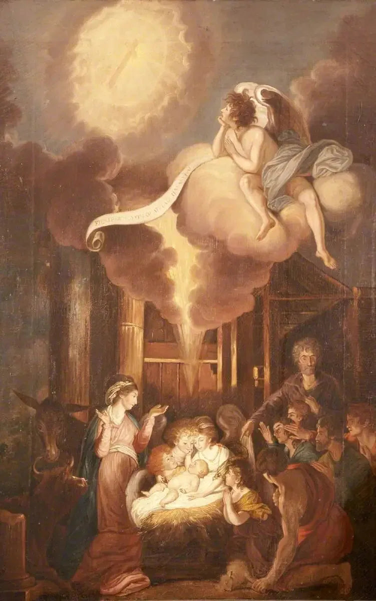 Weihnachtskrippe - Joshua Reynolds