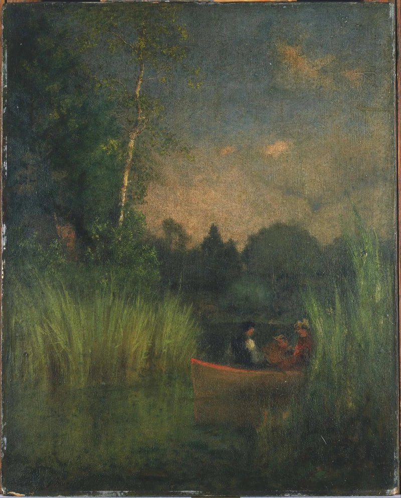 Dämmerung in den Schilfgräsern (Alexandria-Bucht) - George Inness