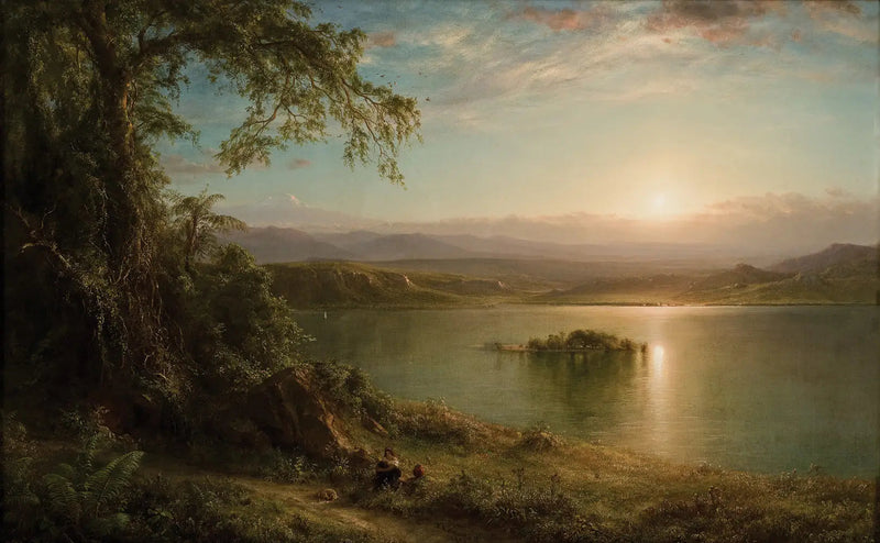 Sonnenuntergang unter den Tropen - Frederic Edwin Church