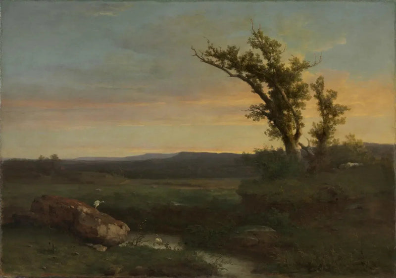 Dämmerung auf dem Land - George Inness