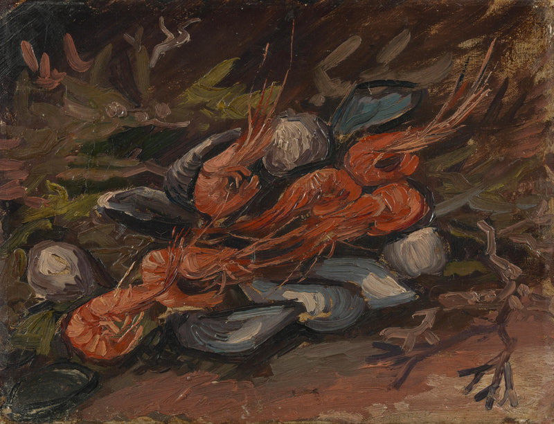 Garnelen und Muscheln - Vincent van Gogh