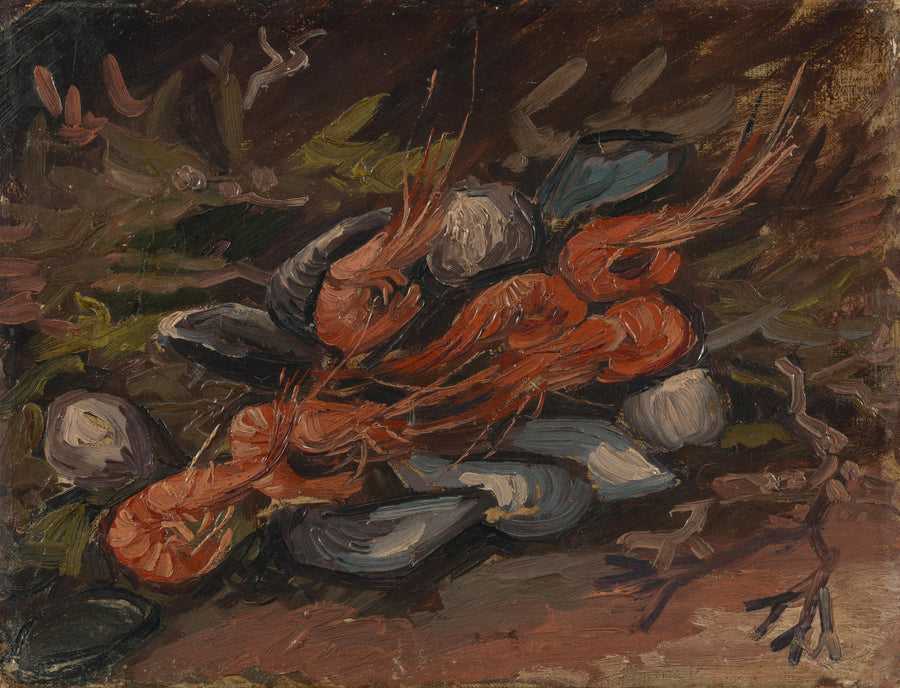 Garnelen und Muscheln - Vincent van Gogh