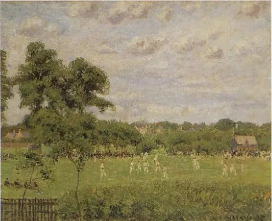 Cricket in Bedford Park, London - Camille Pissarro
