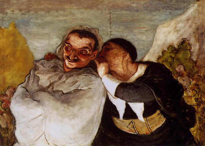 Crispin und Scapin - Honoré Daumier