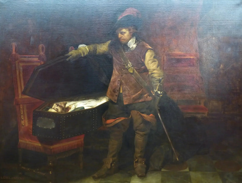 Cromwell und Charles I. - Paul Delaroche