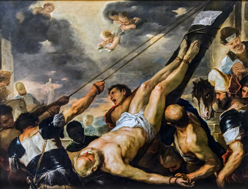 Kreuzigung des heiligen Petrus - Luca Giordano