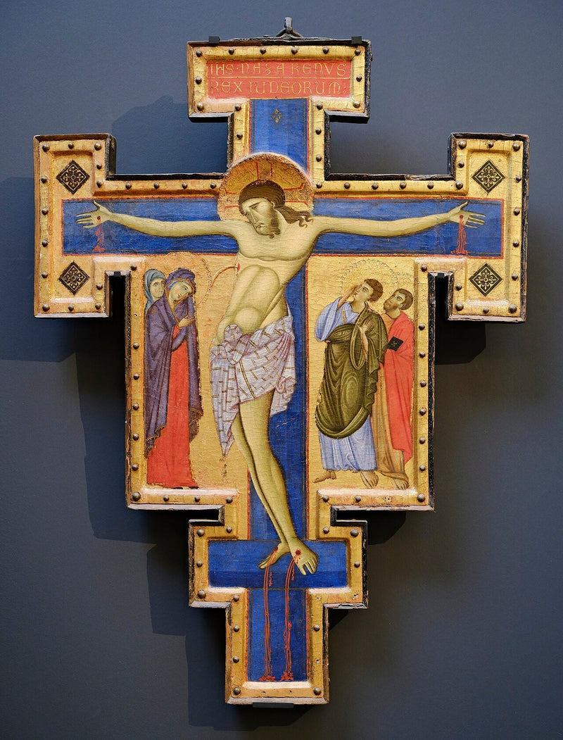 Kreuz des Meisters von San Francesco, Louvre - Meister des Heiligen Franziskus