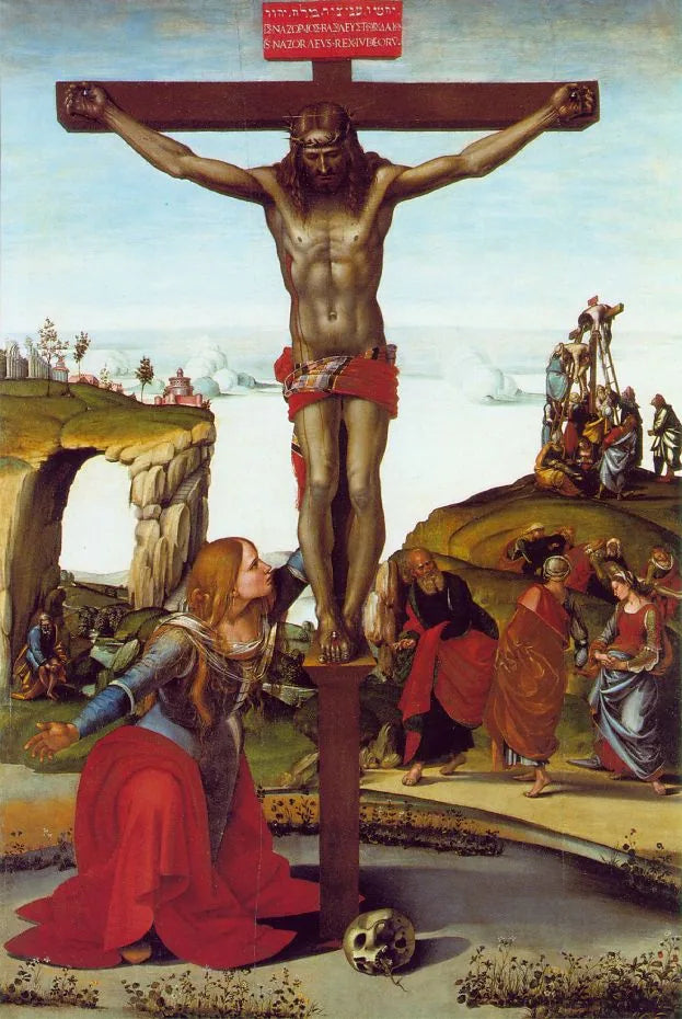 Kreuzigung mit Maria Magdalena - Luca Signorelli