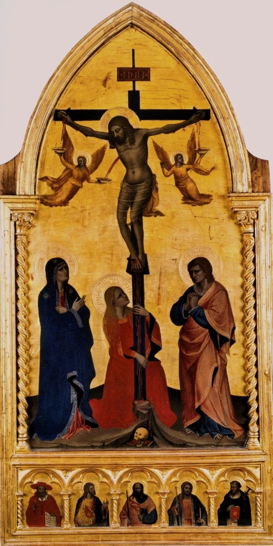 Kreuzigung mit Heiligen - Nardo di Cione