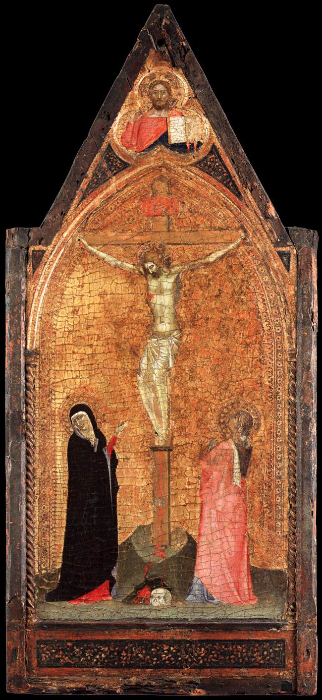 Kreuzigung und Segen Christi - Bernardo Daddi