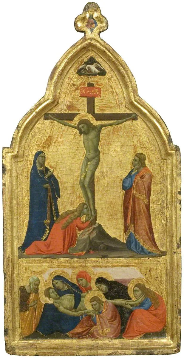 Kreuzigung und Klage - Taddeo Gaddi
