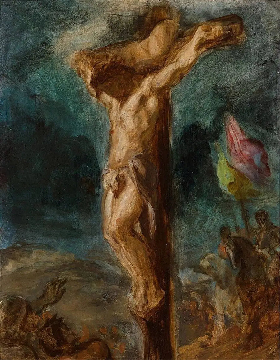 Kreuzigung - Eugène Delacroix