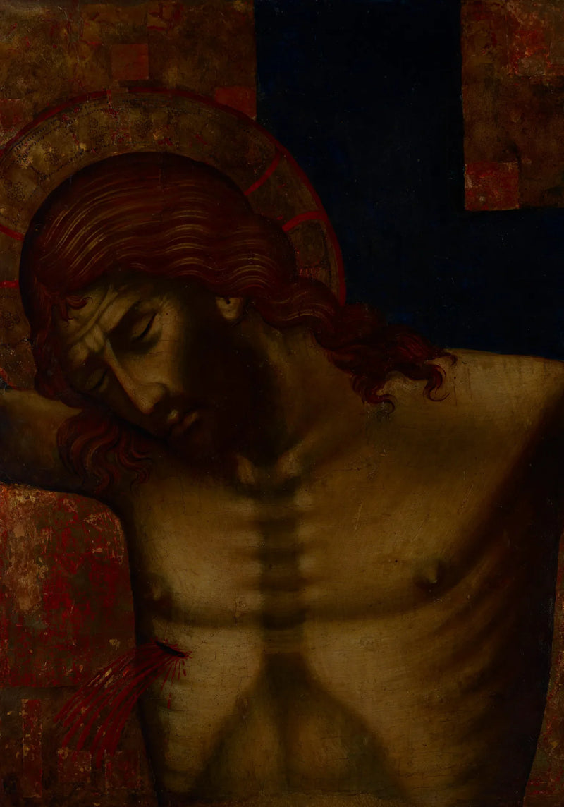 Kreuzigung – Fragment des von Croce Dipinta – Paolo Veneziano gemalten Bildes