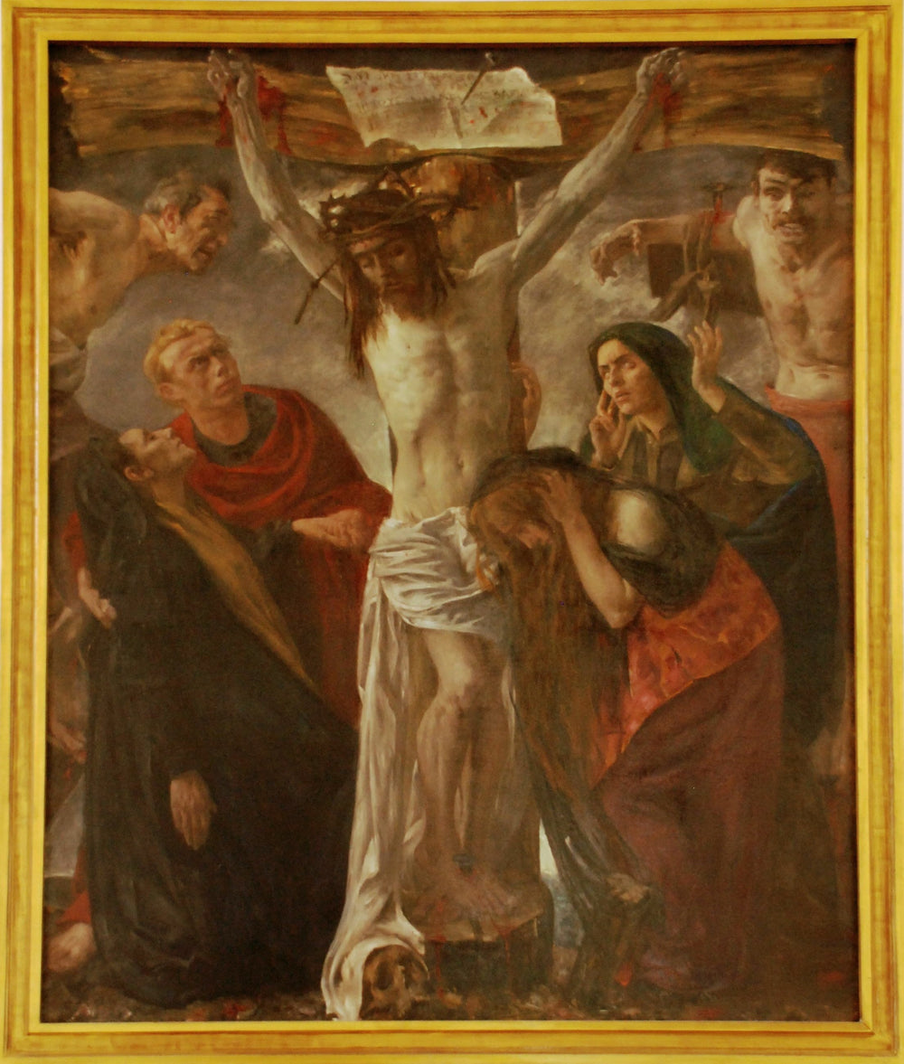 Crucifixion - Lovis Corinth image 1 copie peinte à la main à l’huile