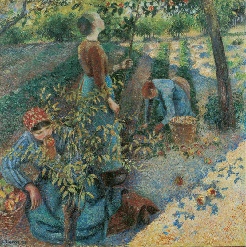 Apfelernte - Camille Pissarro