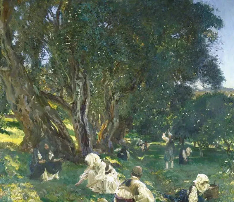 Albanische Olivenpflücker - John Singer Sargent