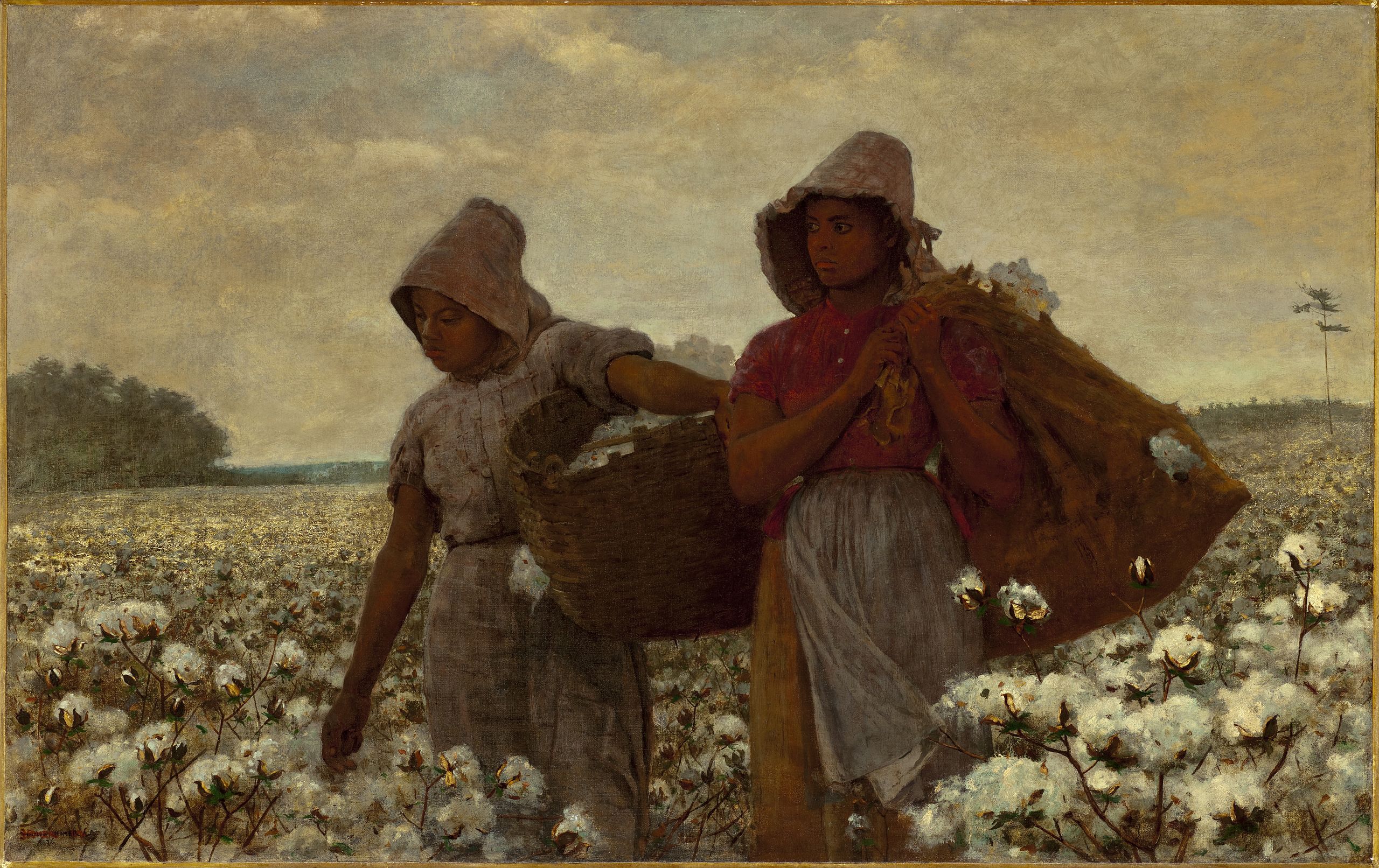 Cueilleuses de coton - Winslow Homer image 1 reproduction d’œuvre d’art à l’huile