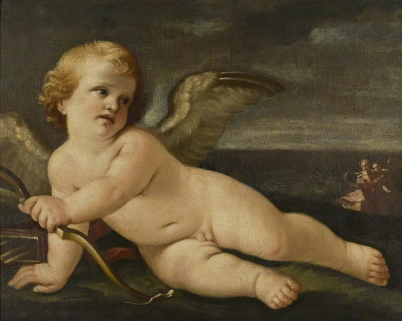 Cupidon mit seinem Bogen - Guido Reni
