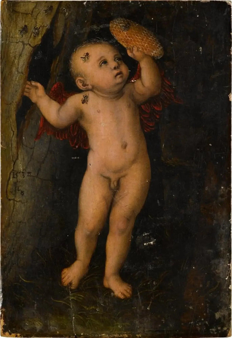 Cupidon als Honigdiebstahl - Lucas Cranach der Ältere