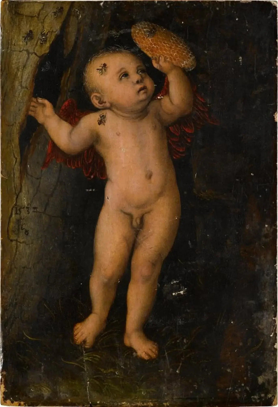 Cupidon als Honigdiebstahl - Lucas Cranach der Ältere