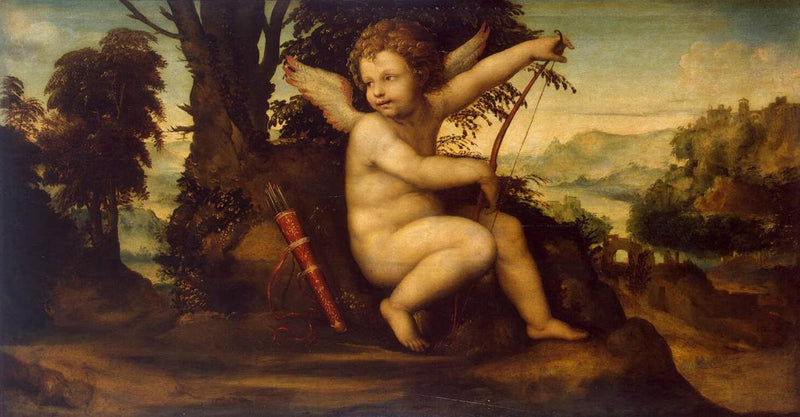 Cupidon im Landschaft - Il Sodoma (Giovanni Antonio Bazzi)