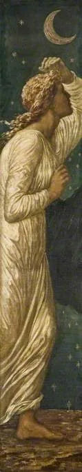 Cupidon und Psyche - Grüne Wandmalereien des Palastes - Edward Burne-Jones