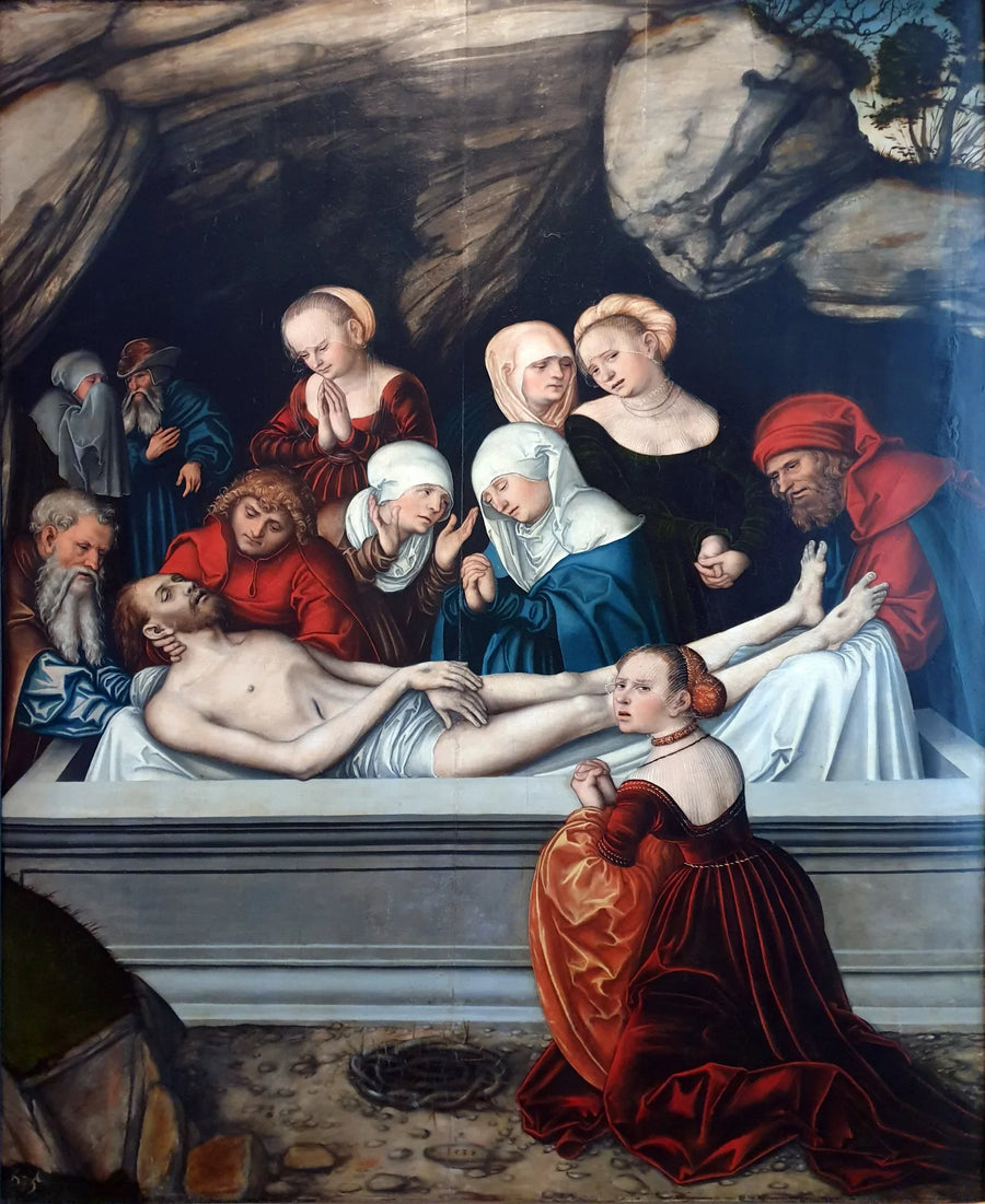 Passionzyklus: Die Beweinung Christi - Lucas Cranach der Ältere