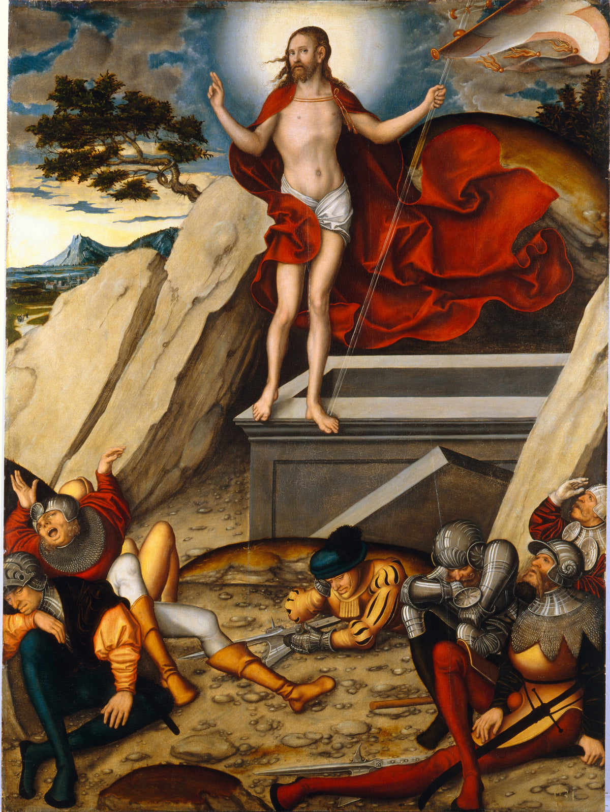Cycle de la Passion : La Résurrection - Lucas Cranach the Elder image 1 reproduction d’œuvre d’art à l’huile