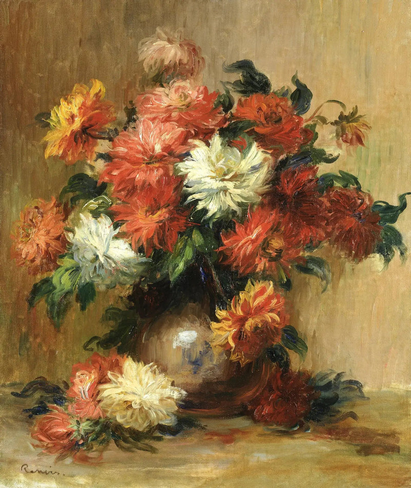 Dahlien - Pierre-Auguste Renoir