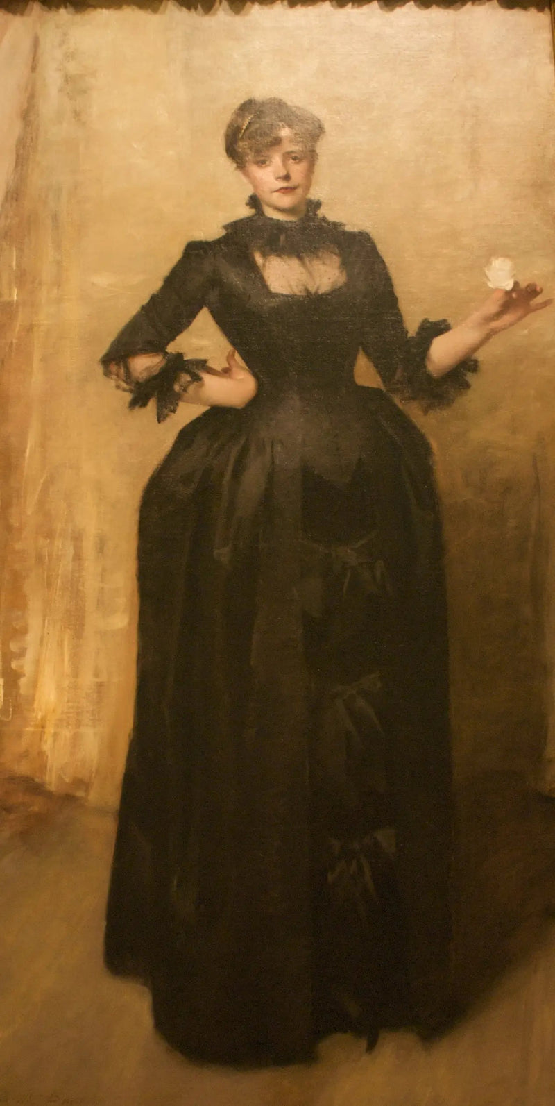 Dame mit der Rose (Charlotte Louise Burckhardt) - John Singer Sargent
