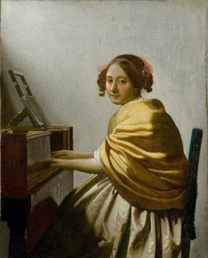 Dame am Virginal - Johannes Vermeer