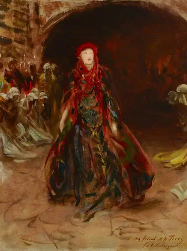 Dame Ellen Terry (1847-1928) in der Rolle von Lady Macbeth in „Macbeth“ von William Shakespeare - John Singer Sargent