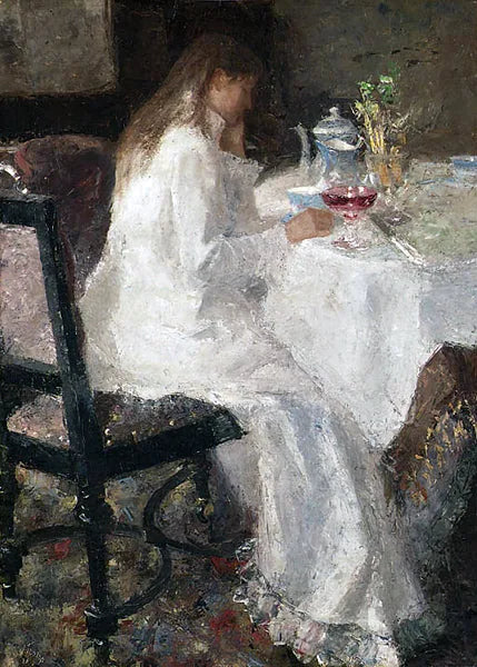 Dame in Weiß - Jan Toorop