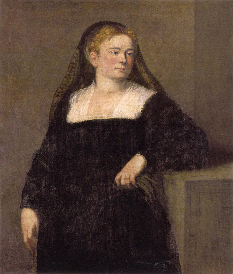 Dame in Trauer - Jacopo Tintoretto