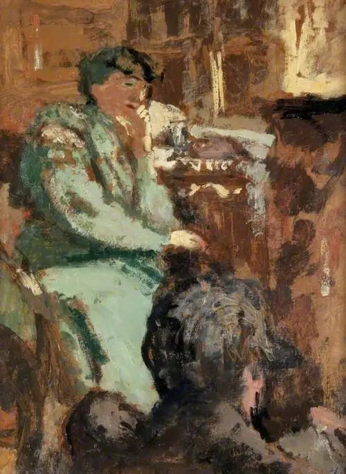 Dame in Grün - Édouard Vuillard