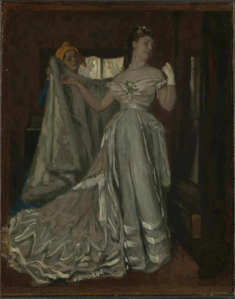 Dame und Dienstmädchen - James Tissot