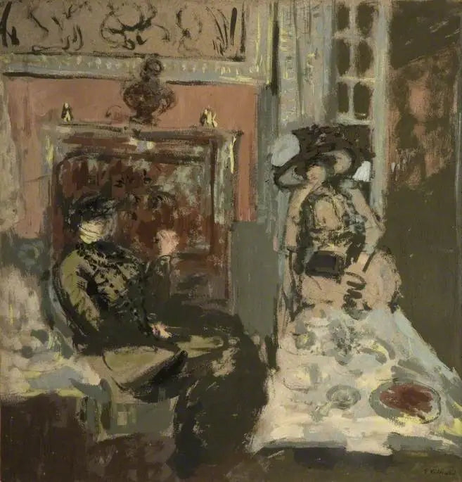 Damen beim Tee, Les Pavillons - Édouard Vuillard