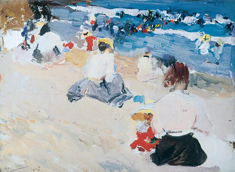 Damen am Strand - Joaquín Sorolla