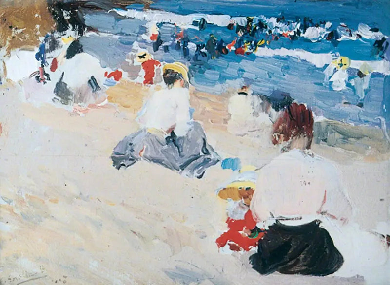 Damen am Strand - Joaquín Sorolla