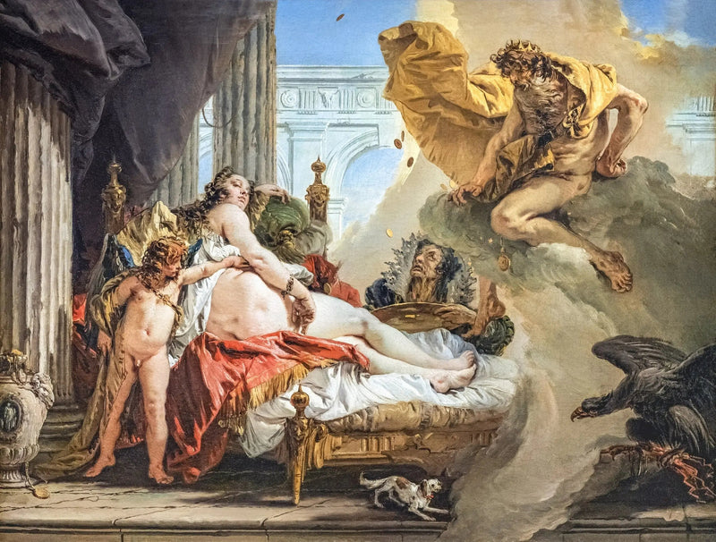 Danaé und Jupiter - Giovanni Battista Tiepolo