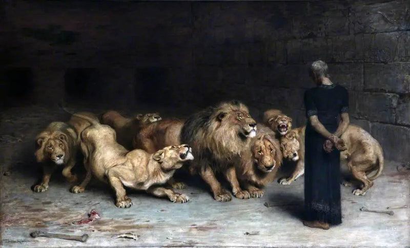 Daniel in der Löwengrube - Briton Rivière