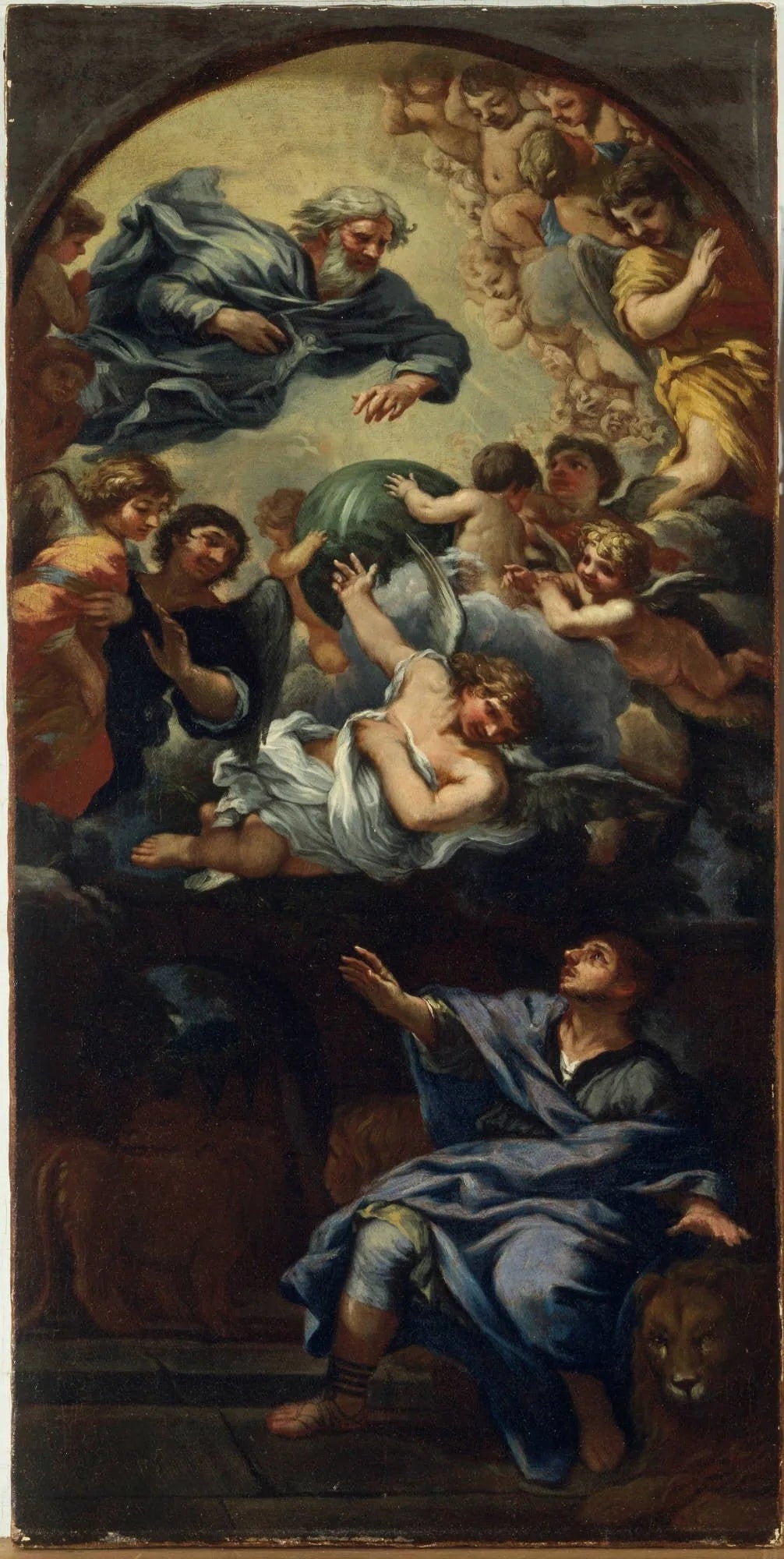 Daniel dans la fosse aux lions - Pietro da Cortona image 1 reproduction de peinture à l’huile