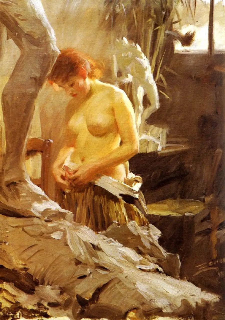 Im Atelier von Wikströms - Anders Zorn