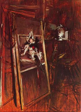 Im Atelier des Malers mit der jungen Dame Errazuriz - Giovanni Boldini