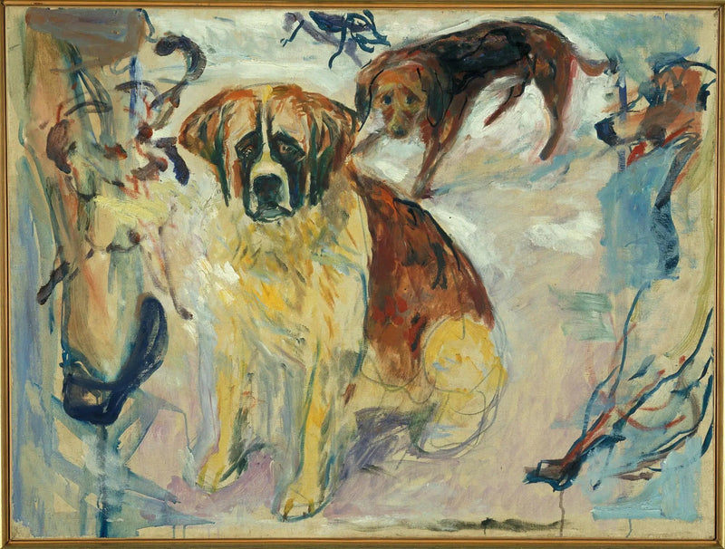 Im Hundezwinger - Edvard Munch