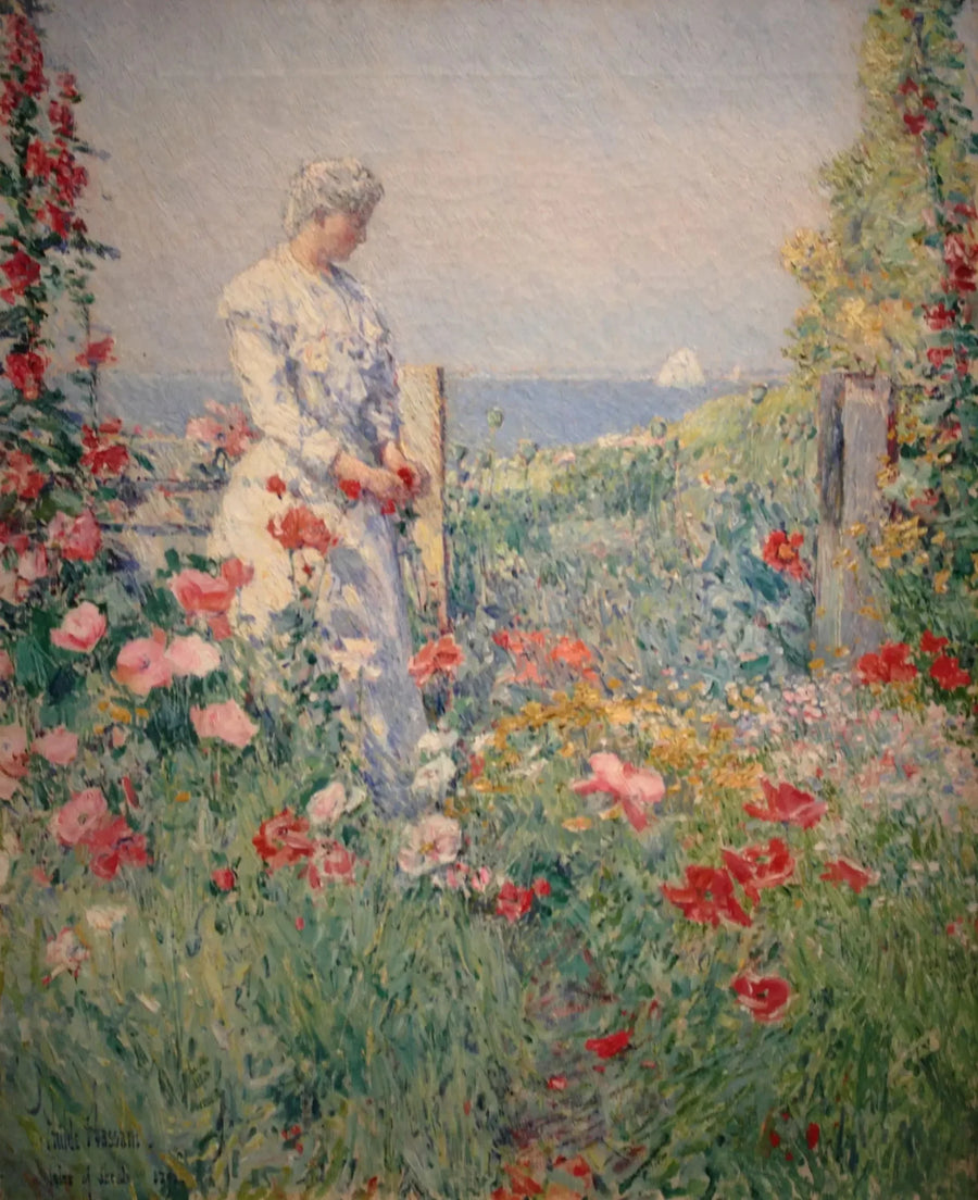Im Garten - Childe Hassam